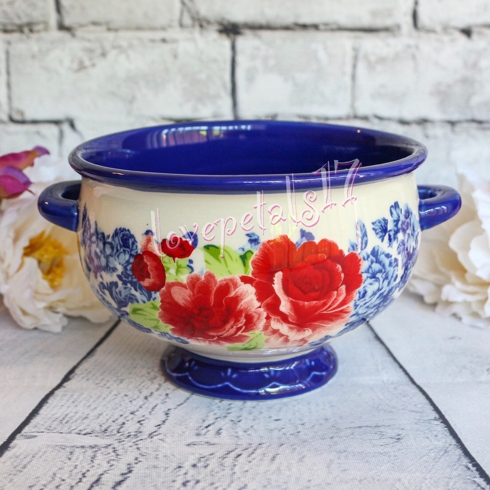 đ¸ Pioneer Woman Floral Medley 20-Ounce Soup Bowls - Picture 4 of 6